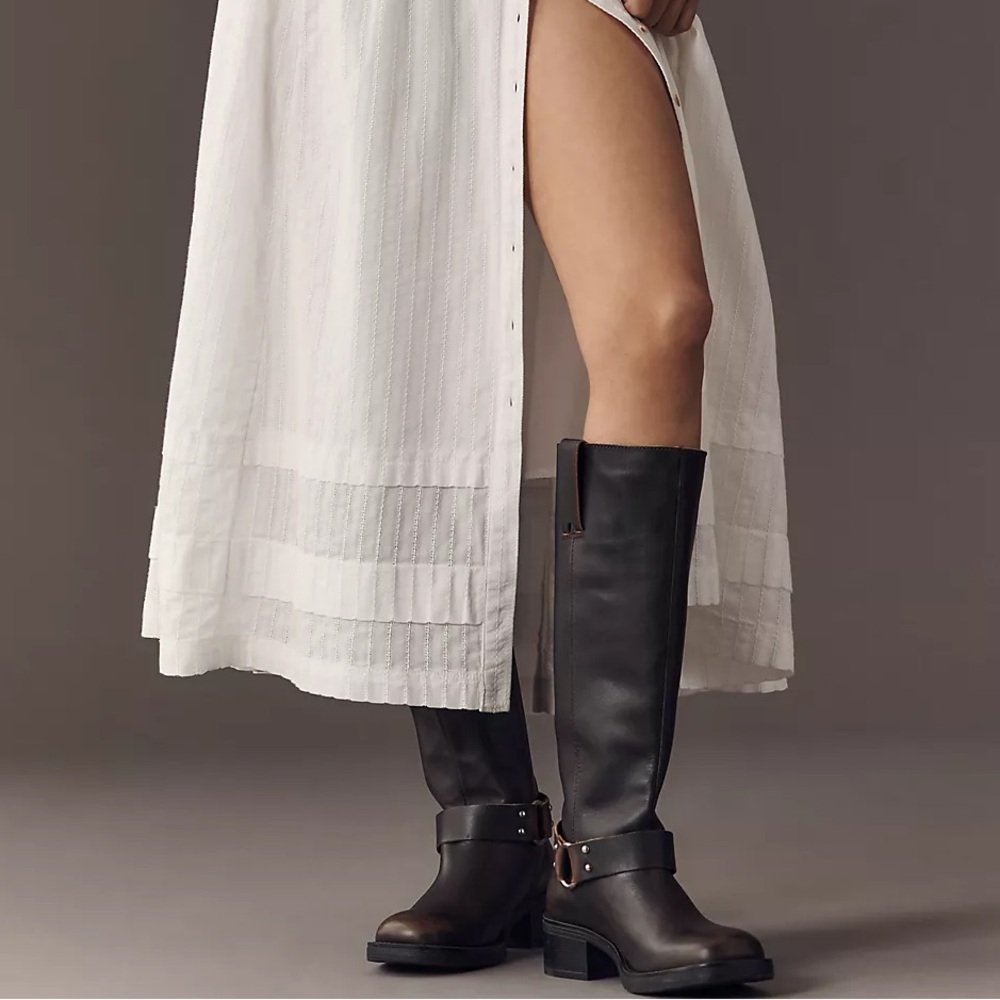 Anthro knee high boots